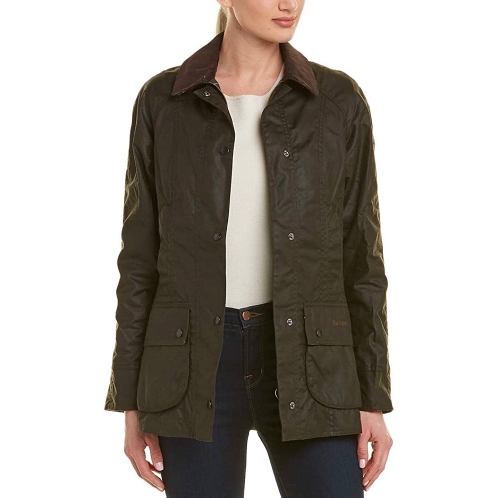 Barbour Women's Beadnell Wax Jacket, Size 6